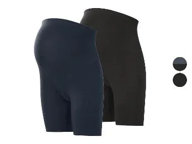 ESMARA® Pantalones de ciclismo premamá pack 2