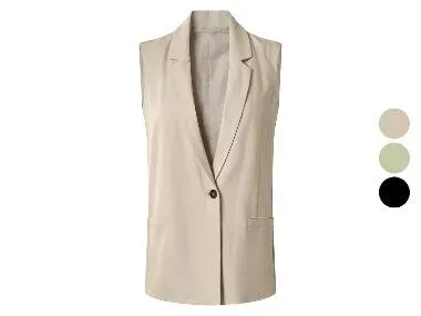 ESMARA® Chaleco estilo blazer para mujer
