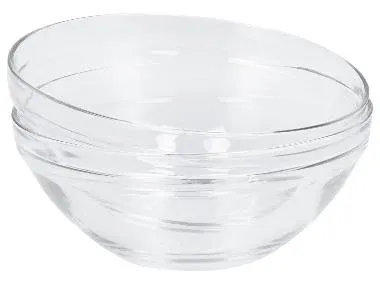 SILVERCREST® Set de boles de cristal para servir, 2/4 piezas (17 cm juego de 2)