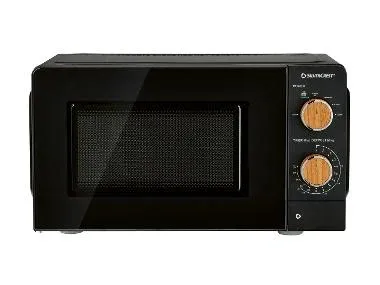 SILVERCREST® Microondas negro 17 L 700-1100 W