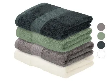 LIVARNO® Toallas de mano premium, 50 x 100 cm