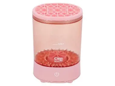 CIEN BEAUTY Limpiador de brochas de maquillaje eléctrico