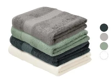 LIVARNO® Toallas de ducha premium 70 x 140 cm