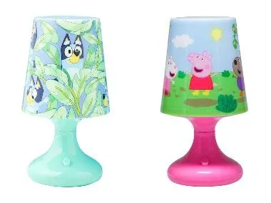 PALADONE Lámpara de mesa »Bluey« / »Peppa Pig«