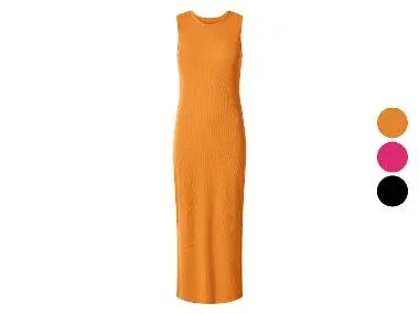 ESMARA® Vestido midi acanalado para mujer