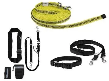 zoofari® Correa para correr / correa de rastreo / collar de perro con correa