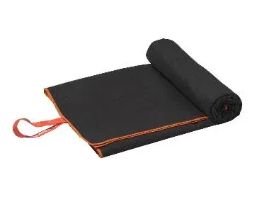 CRIVIT Toalla de microfibra 130 x 80 cm (negro)
