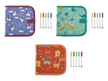 CRELANDO® Libro de colorear lavable