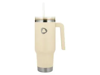 SILVERCREST® Vaso isotérmico de acero inoxidable (beige)