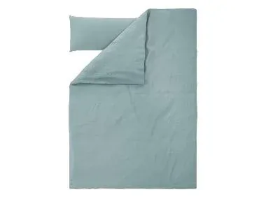 LIVARNO® Ropa de cama de seersucker 150 x 220 cm (menta)