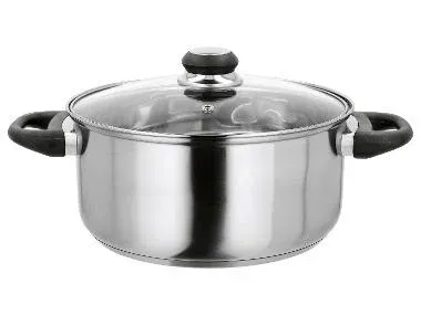 SILVERCREST® Olla de acero inoxidable 24 cm