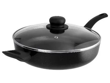 SILVERCREST® Sartén de aluminio con tapa 28 cm