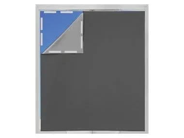 LIVARNO® Protección solar para ventanas con velcro (gris)