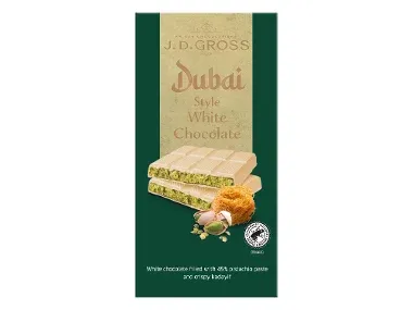 J.D.Gross Chocolate blanco estilo Dubai