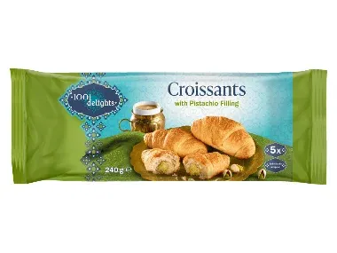 1001 delights Croissant relleno de pistacho