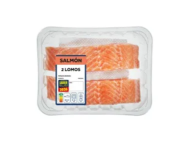 - 2 porciones de salmón