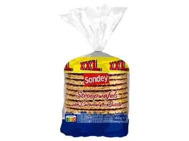 SONDEY Gofres de mantequilla y caramelo