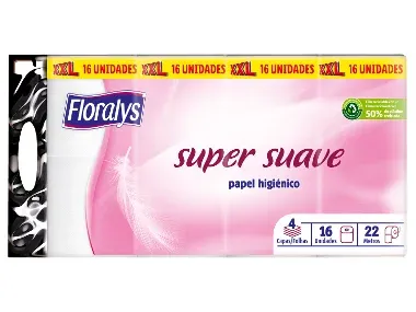 FLORALYS Papel higiénico