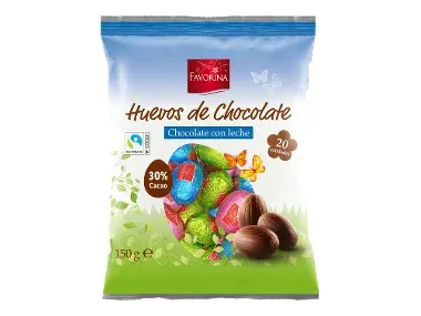 Favorina Huevos de chocolate con leche