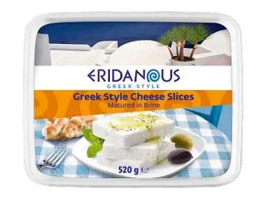 ERIDANOUS Lonchas de queso blanco en salmuera