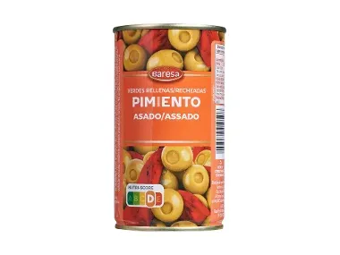 BARESA Aceitunas rellenas de pimiento