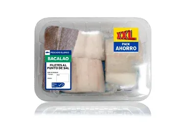 - Filete de bacalao al punto de sal