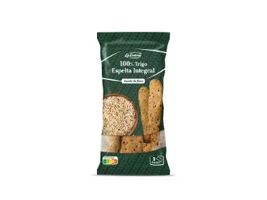 Barritas con espelta
