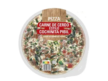 --- Pizza de carne de cerdo
