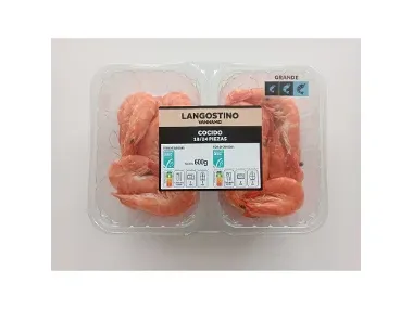 - Langostino cocido grande