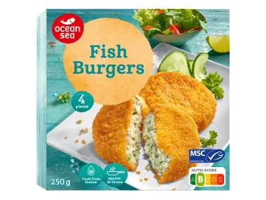 Ocean Sea Hamburguesas de pescado