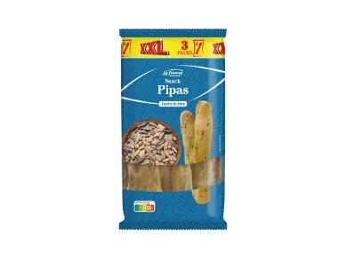 Barritas de pan con pipas