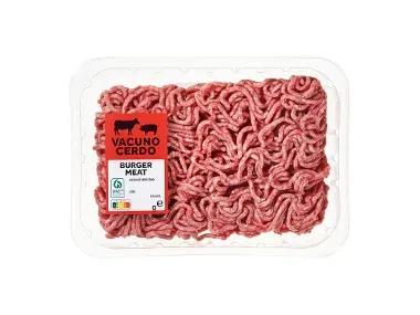 Burger meat de cerdo y vacuno