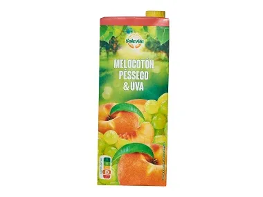 Solevita Zumo de melocotón y uva