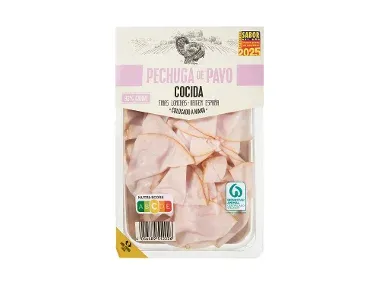 Pechuga de pavo cocida