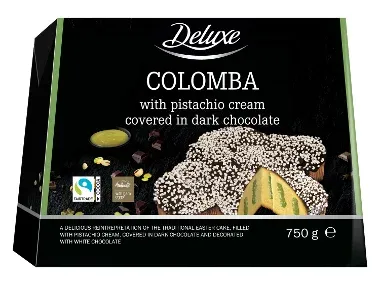 DELUXE Colomba de Pascua rellena de pistacho