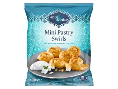 1001 delights Mini espirales de hojaldre