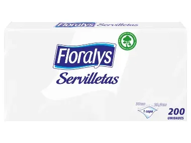 FLORALYS Servilletas 1 capa