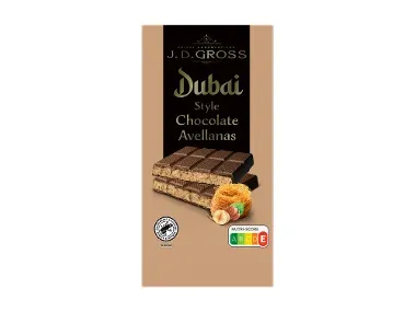 J.D. GROSS Chocolate Dubai avellana