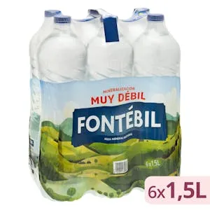 Agua mineral grande Fontébil