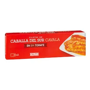 Filetes de caballa del sur en tomate Hacendado