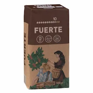 Café molido fuerte Hacendado