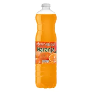 Refresco sin gas de naranja Hacendado