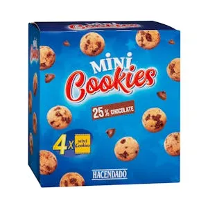 Mini galletas Cookies Hacendado
