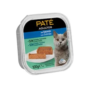 Paté gato adulto Delikuit con salmón
