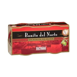 Bonito del norte en aceite de oliva Hacendado