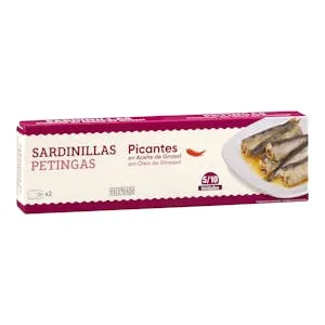 Sardinillas picantes en aceite de girasol Hacendado