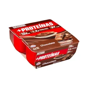 Natillas con chocolate +Proteínas 10 g 1,3 g MG