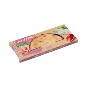 Pizza Calzone con jamón cocido y queso Hacendado
