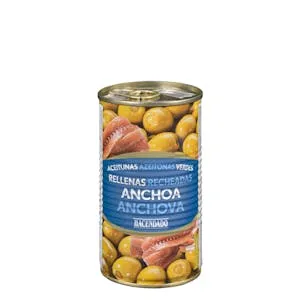 Aceitunas verdes rellenas de anchoa Hacendado