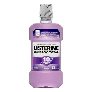 Enjuague bucal cuidado total Listerine menta